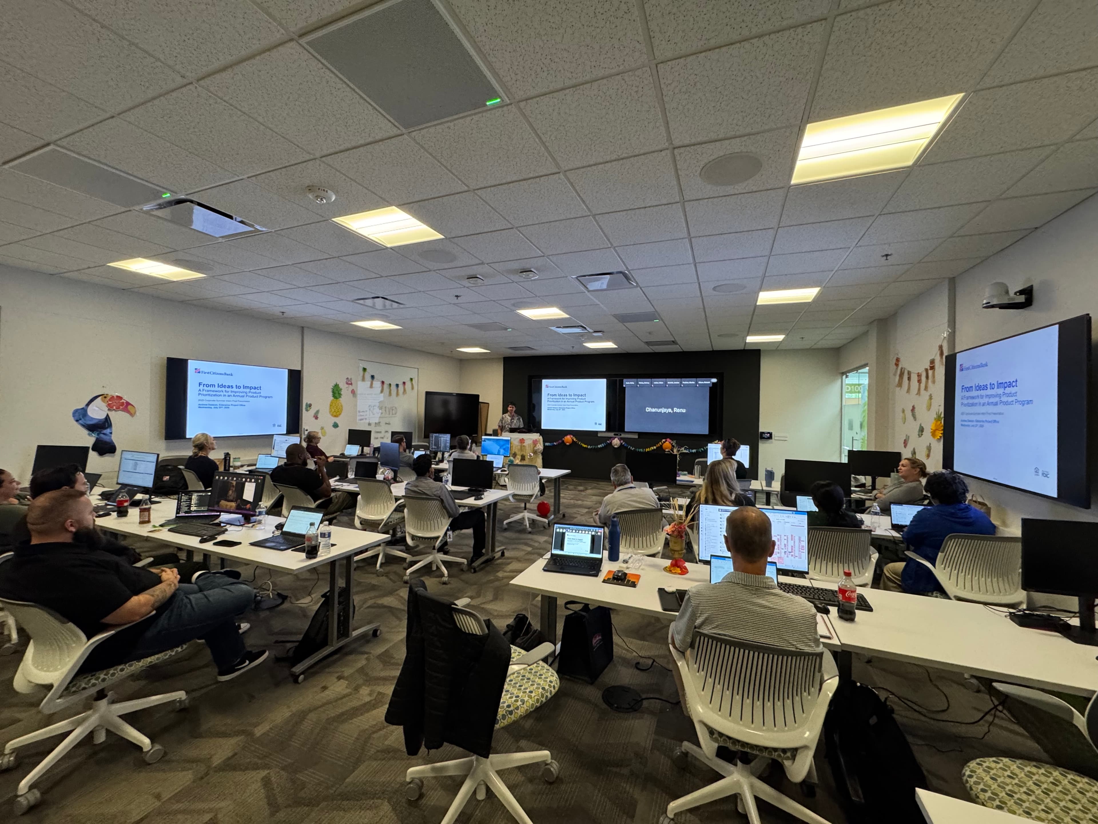 First Citizens Bank presentation on product prioritization framework